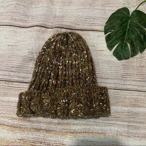 Four Buttons by San Diego Hat Company Brown Beanie